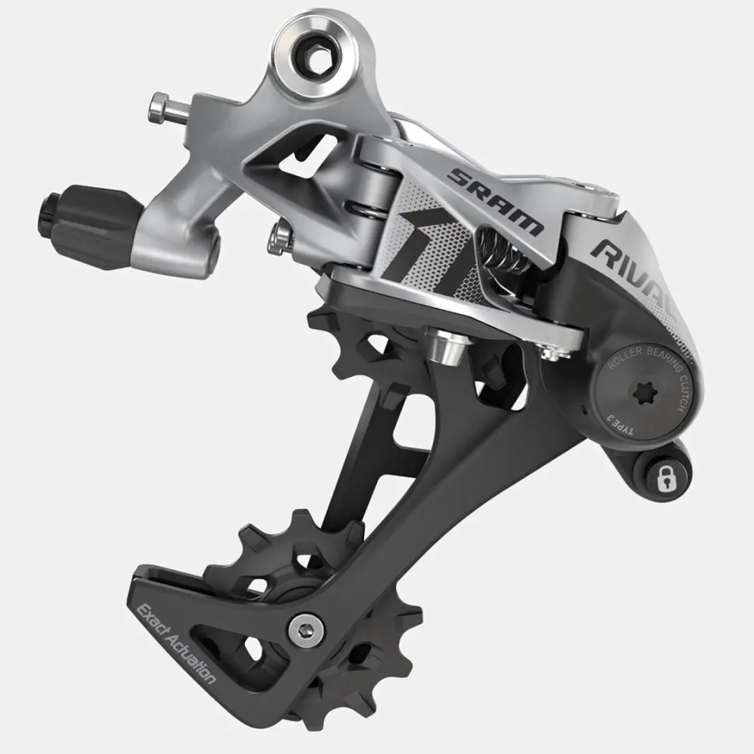 SRAM Rival1 Type 3.0 Achterderailleur 11-speed - Zilver - afbeelding 3 van 5