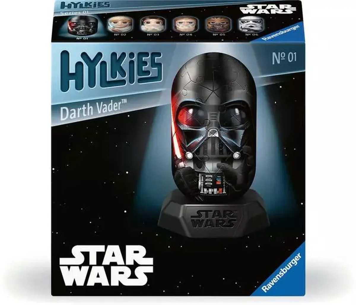 Ravensburger Hylkies Star Wars Darth Vader Capsule Figuur - 354 Stuks - afbeelding 6 van 6
