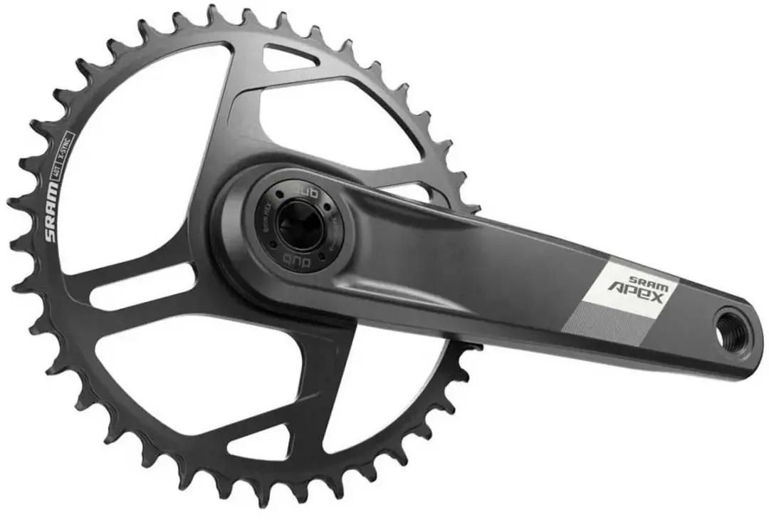 SRAM Apex 1 Dub Wide Crankstel 160mm/40t - Zilver - afbeelding 5 van 6