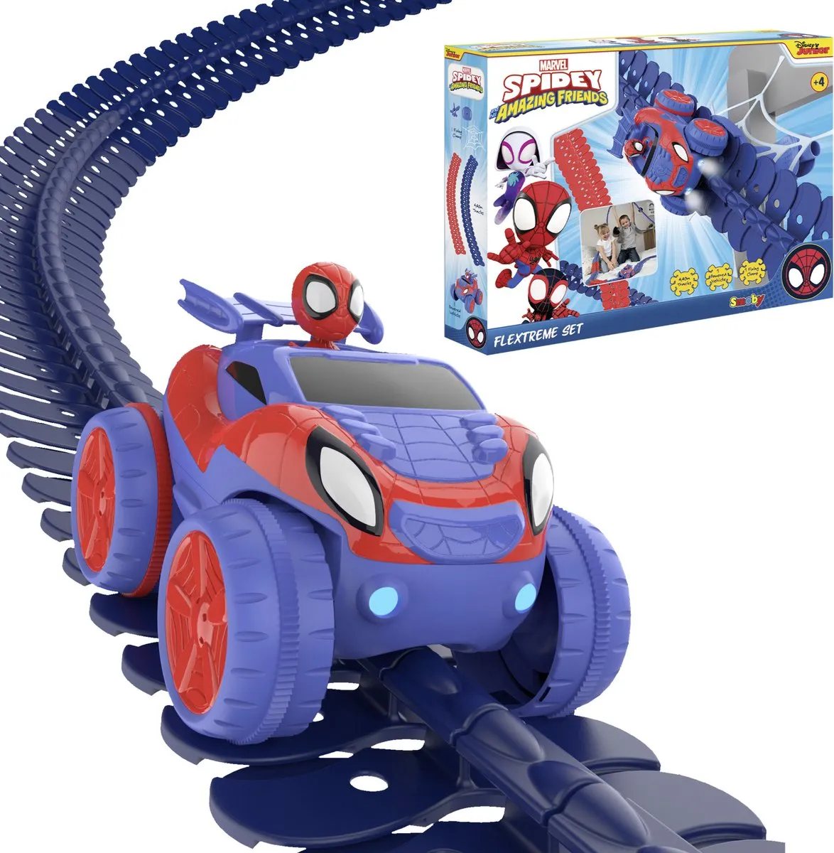 Smoby Disney Marvel Spider-Man Flextreme Discovery Set 7600180918 - Racebaan 4,4m