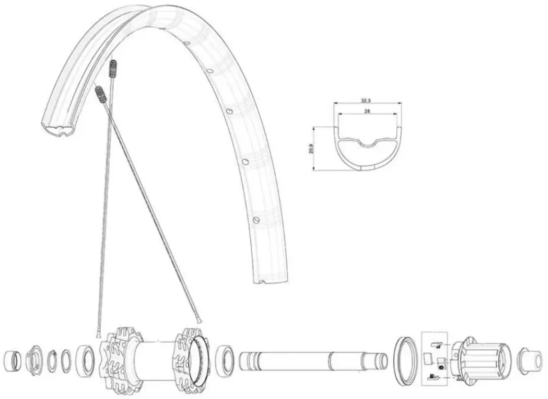 Mavic Its4 Qrm Naafas Zilver 12 x 150/157 mm