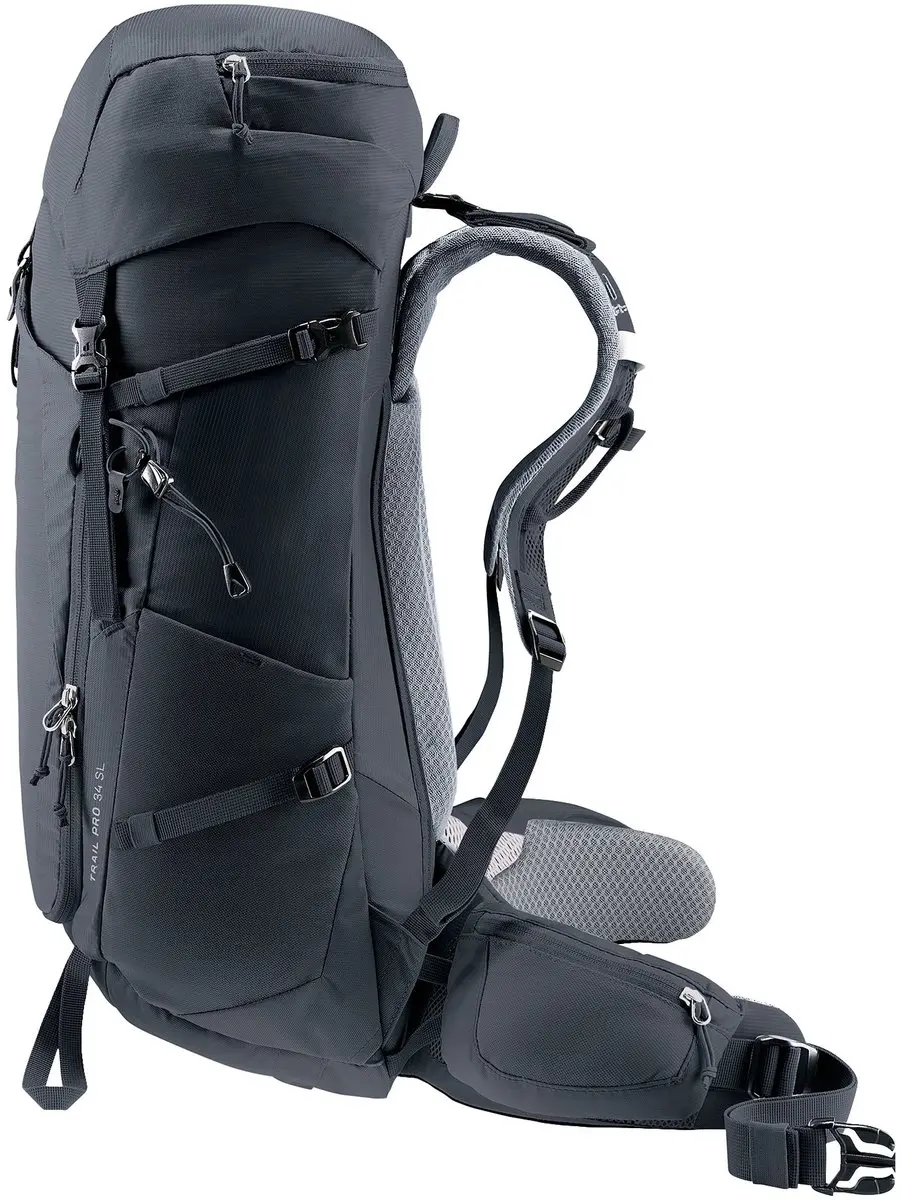 Deuter Trail Pro 34 SL Dames Rugzak - 34L - Zwart - afbeelding 3 van 6
