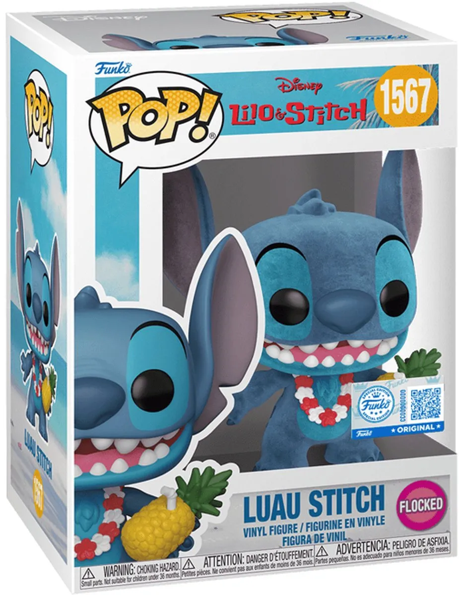 Funko Pop! Disney Lilo & Stitch Luau Stitch Flocked #1567