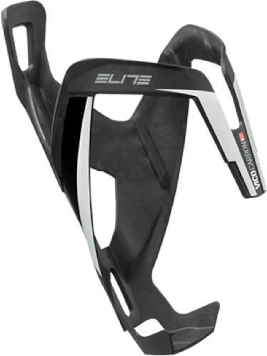 Elite Vico Bidonhouder Carbon Mat Wit Grafisch - afbeelding 6 van 6