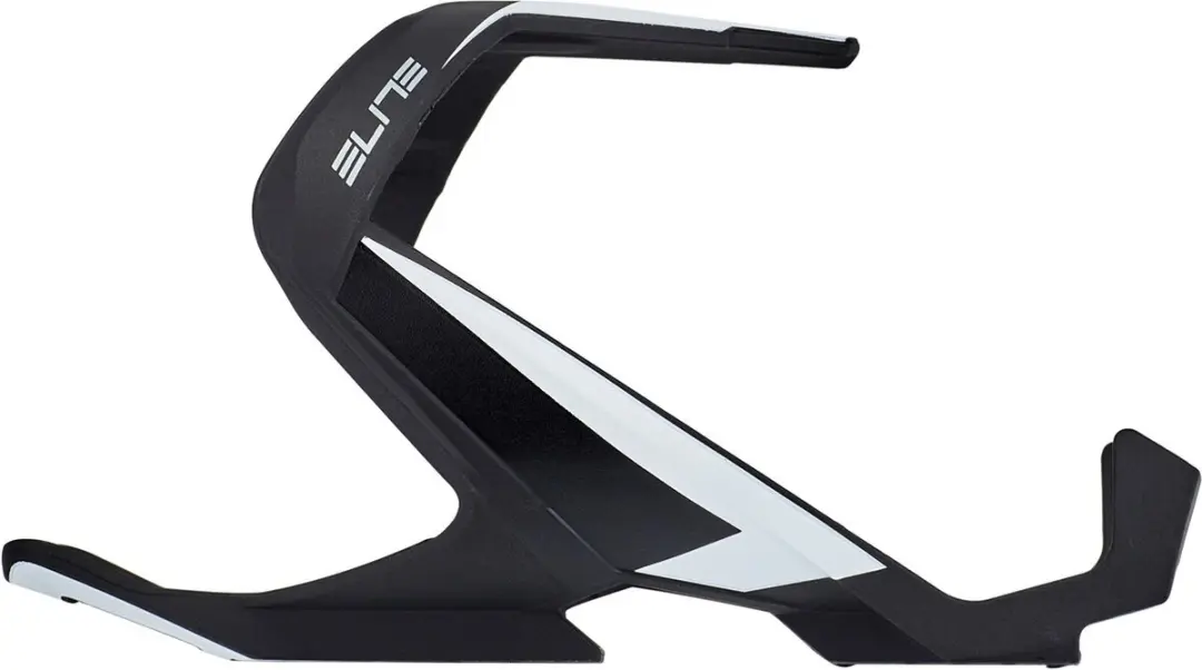 Elite Vico Bidonhouder Carbon Mat Wit Grafisch