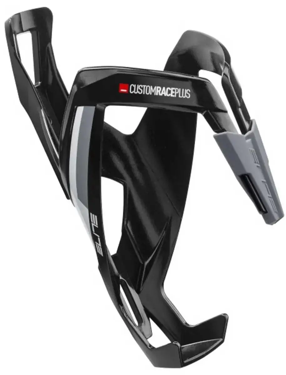 Elite Shimano Custom Race Plus Bidonhouder - Wit/Grijs/Zwart