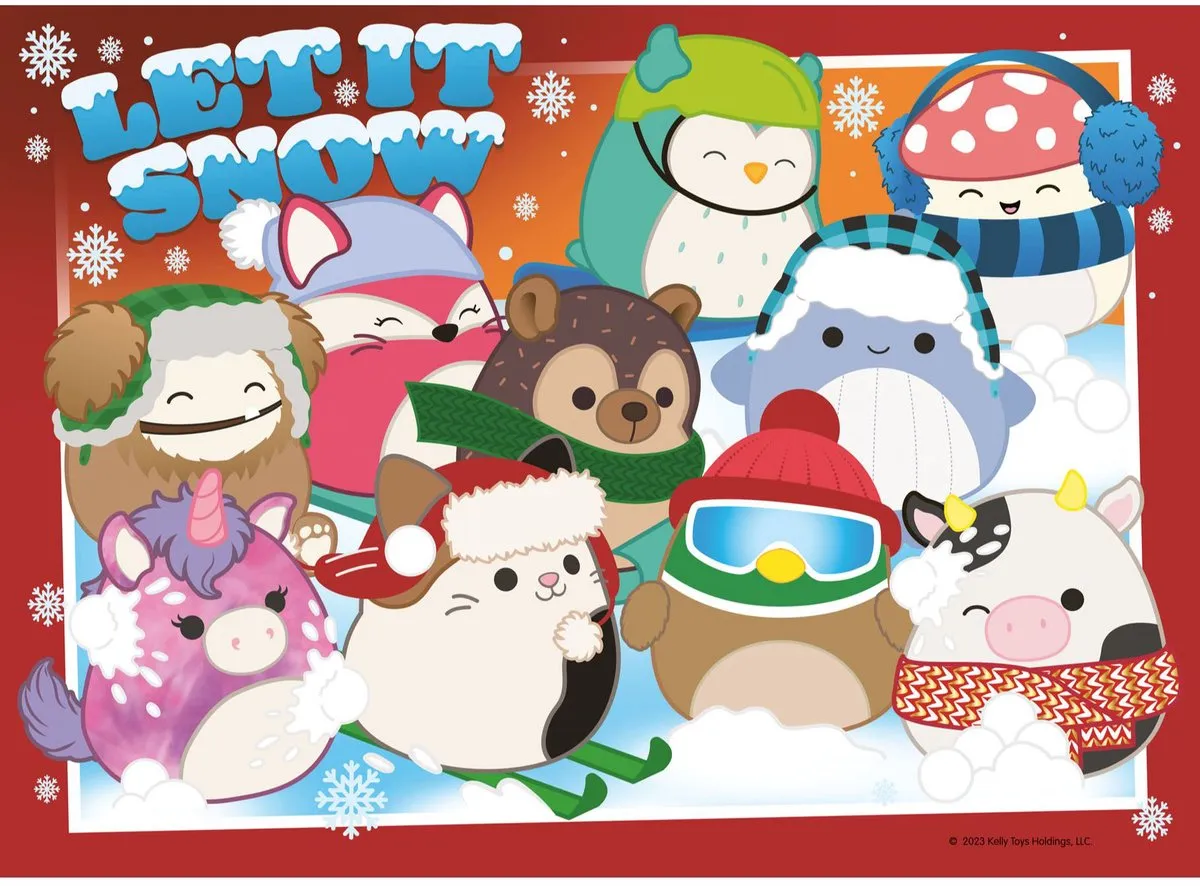 Ravensburger Squishmallows Puzzel 4-in-1 100 Stukjes - Multicolor