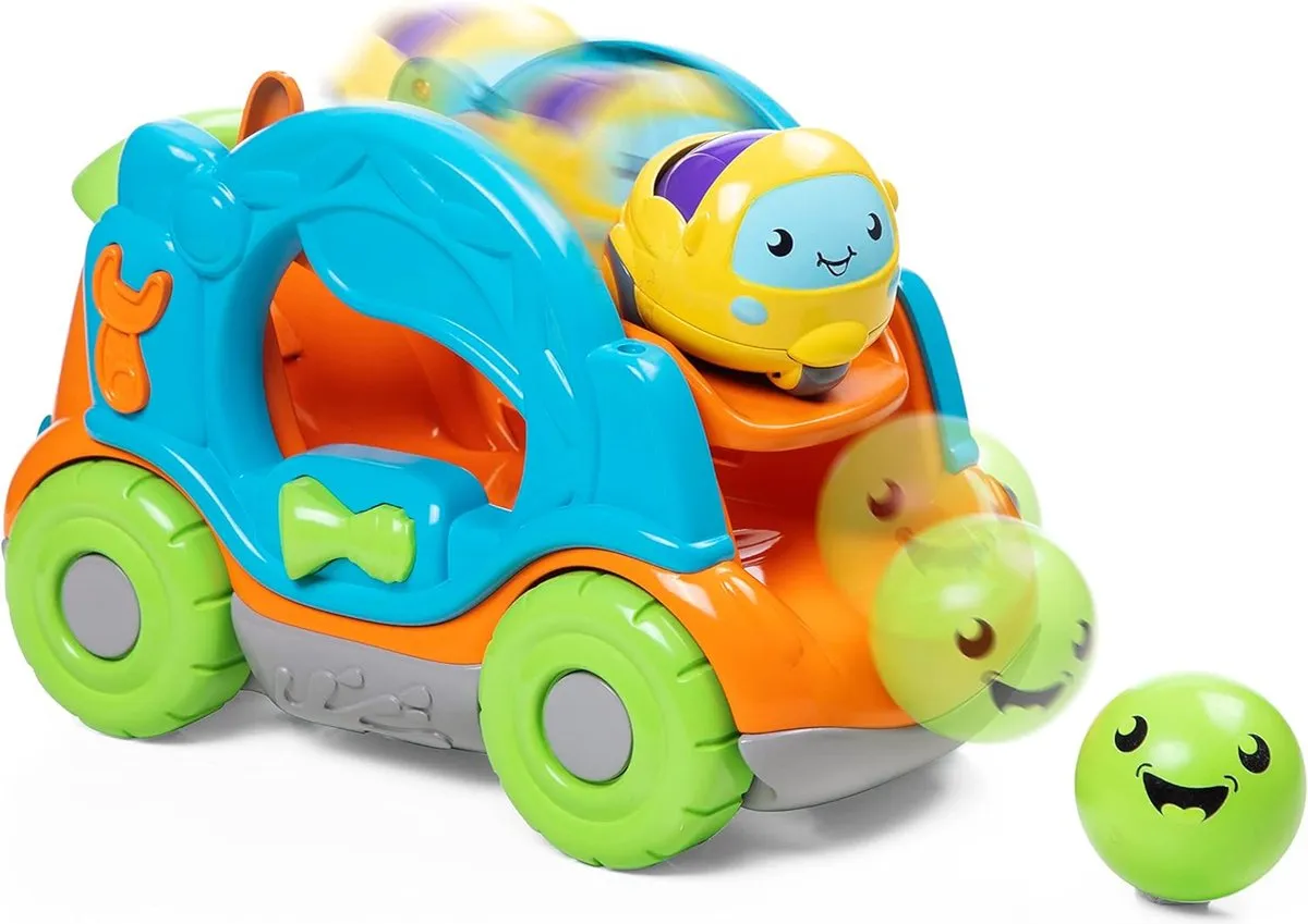 Chicco Rollende Vrachtwagen - Blauw/Geel/Grijs/ Groen/Oranje