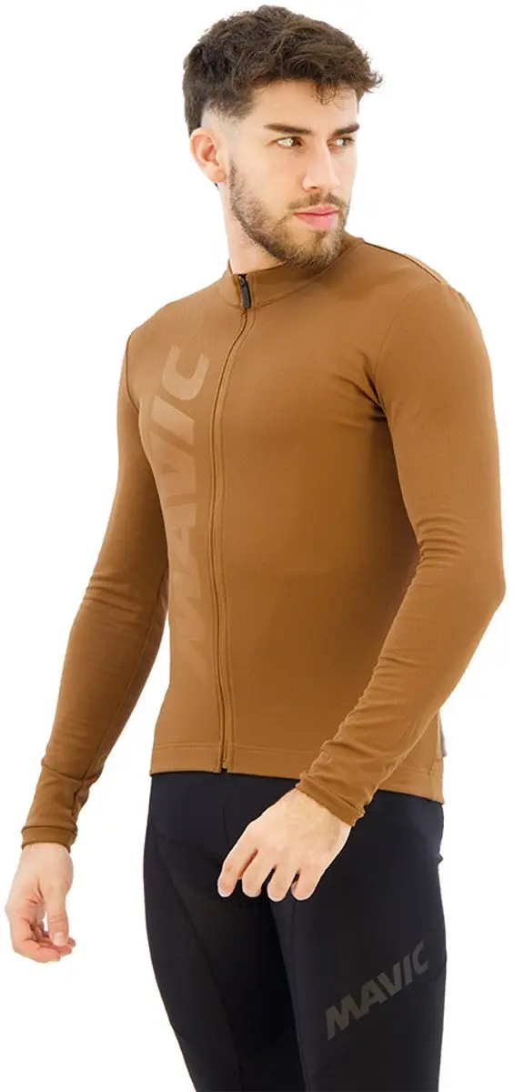 Mavic Aksium Thermo Trui Lange Mouwen - S - Bruin