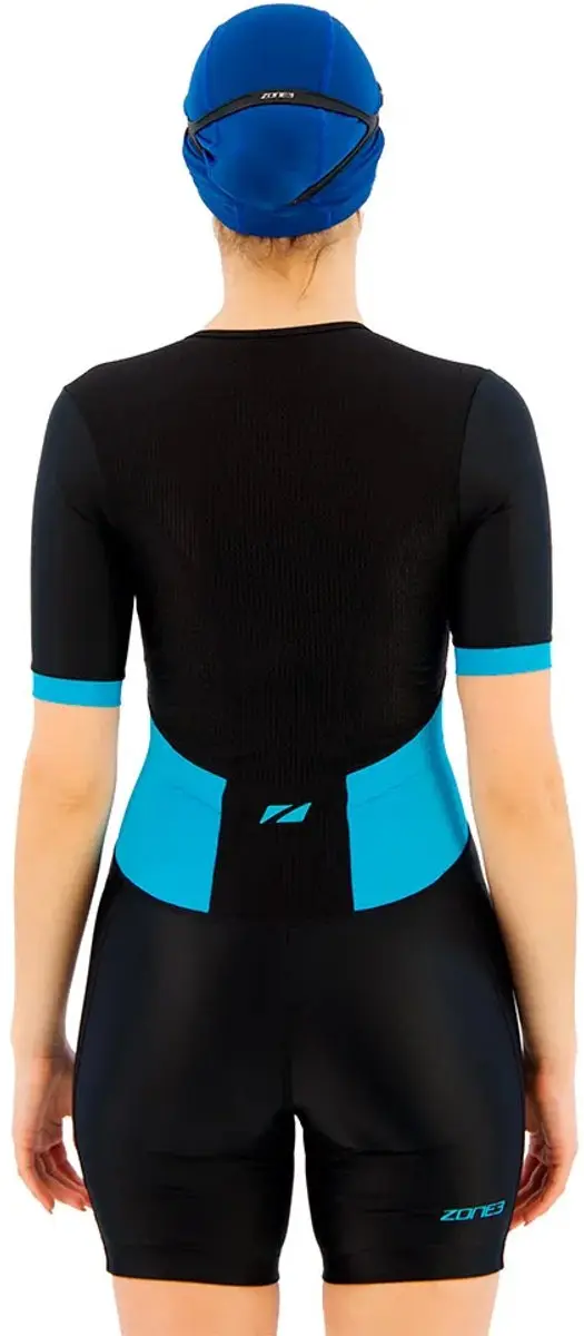 Zone3 Activate Triatlonpak Vrouw - L - Zwart/Blauw