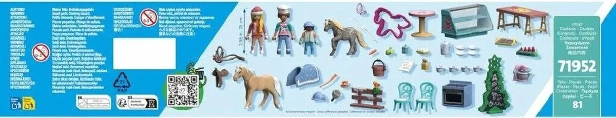 Playmobil Horses of Waterfall Adventkalender 71952 - Multicolor