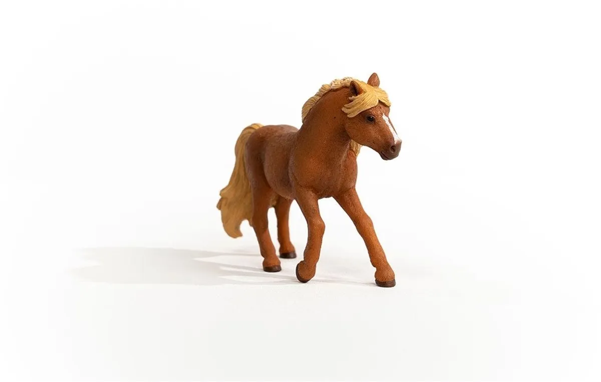 Schleich IJslander Pony Hengst Speelfiguur 13943 - Bruin