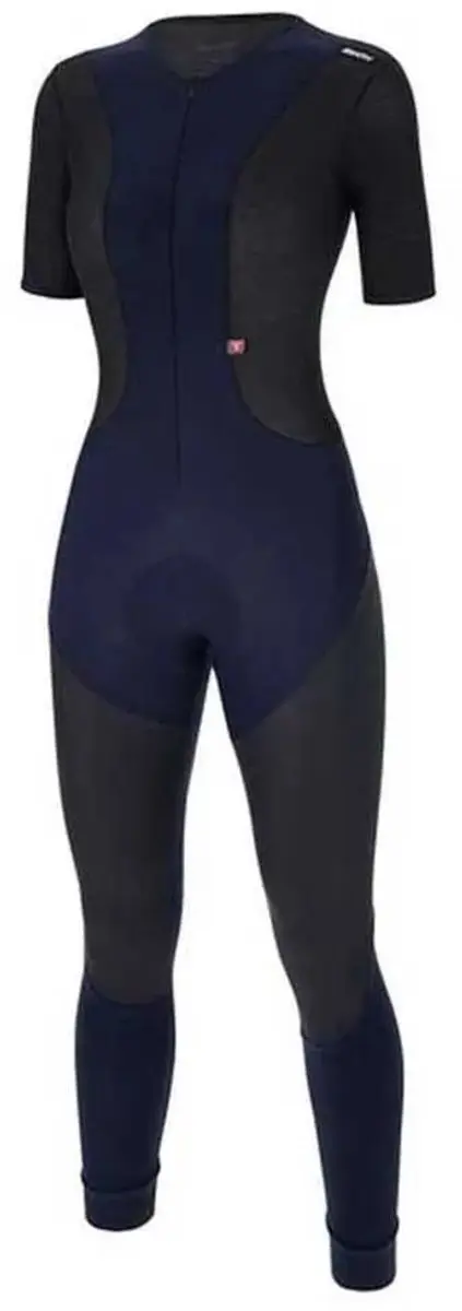 Santini Vega Dry Fietsbroek Blauw L Vrouw