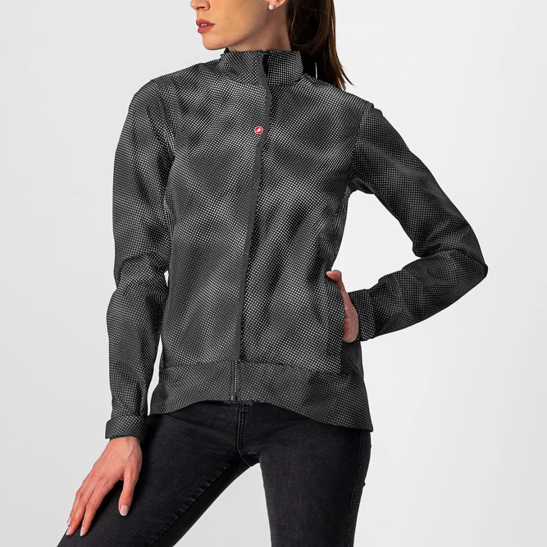 Castelli Casual regenjack Dames Zwart