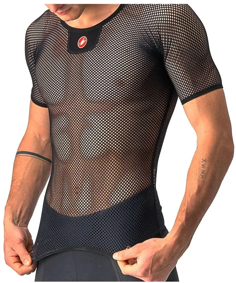 Castelli Core Mesh 3 Korte Mouwen Basislaag S - Zwart - afbeelding 3 van 6