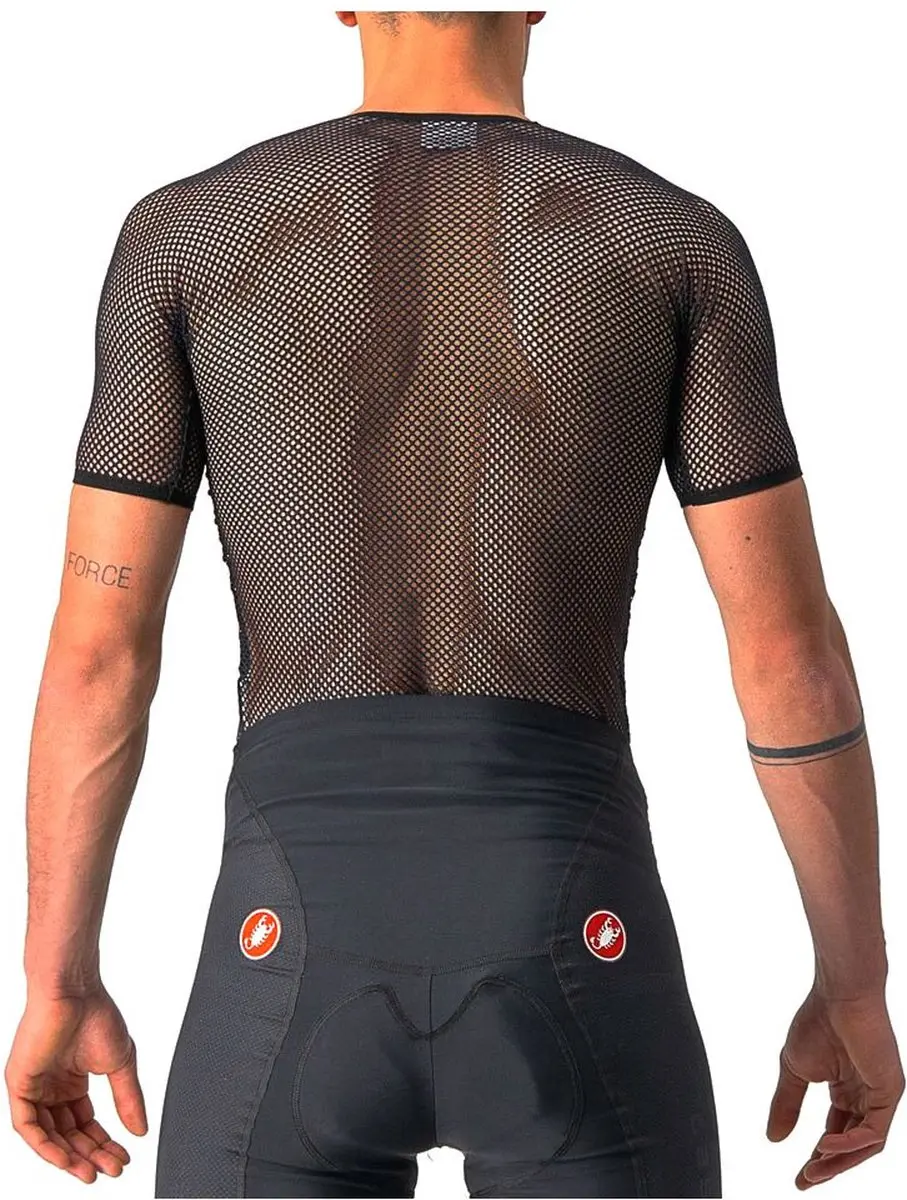 Castelli Core Mesh 3 Korte Mouwen Basislaag S - Zwart - afbeelding 4 van 6
