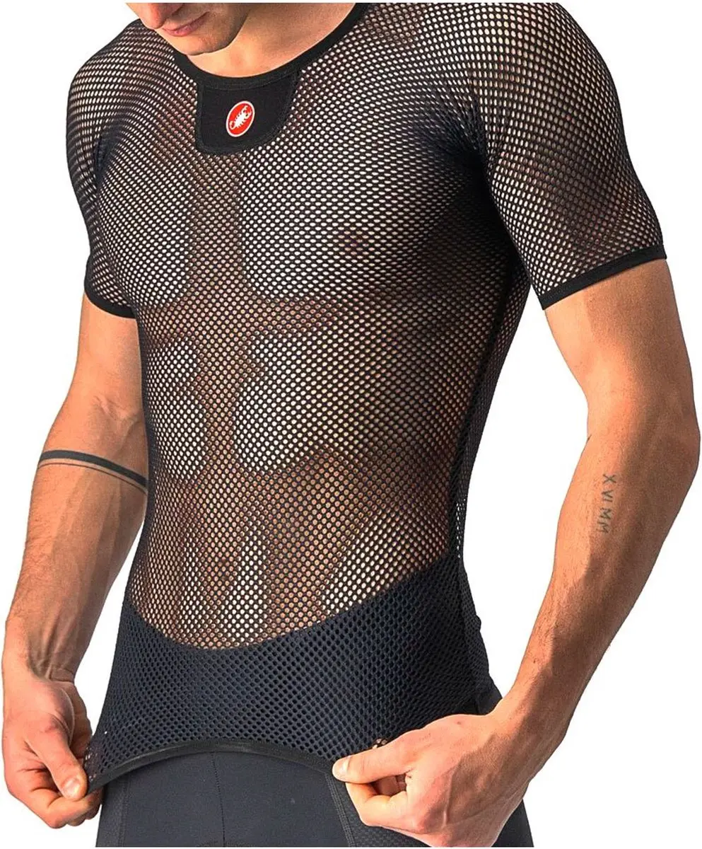 Castelli Core Mesh 3 Korte Mouwen Basislaag S - Zwart - afbeelding 5 van 6