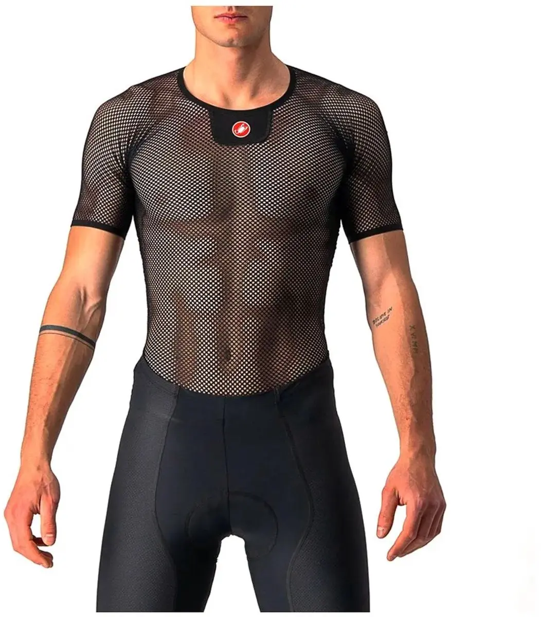 Castelli Core Mesh 3 Korte Mouwen Basislaag S - Zwart - afbeelding 6 van 6
