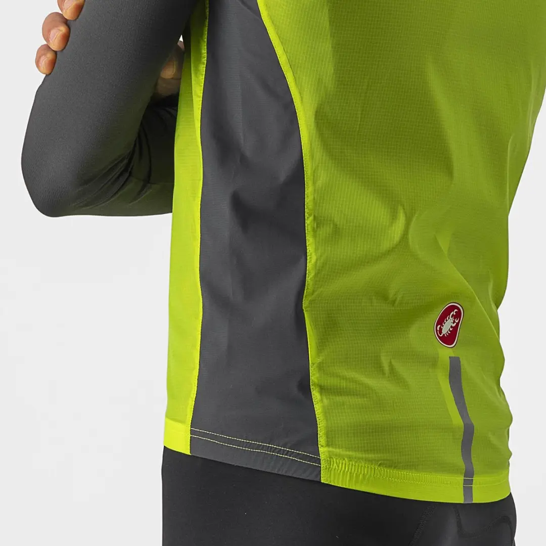Castelli Squadra Stretch Vest Electric Lime/Dark Gray - Maat L - afbeelding 6 van 6
