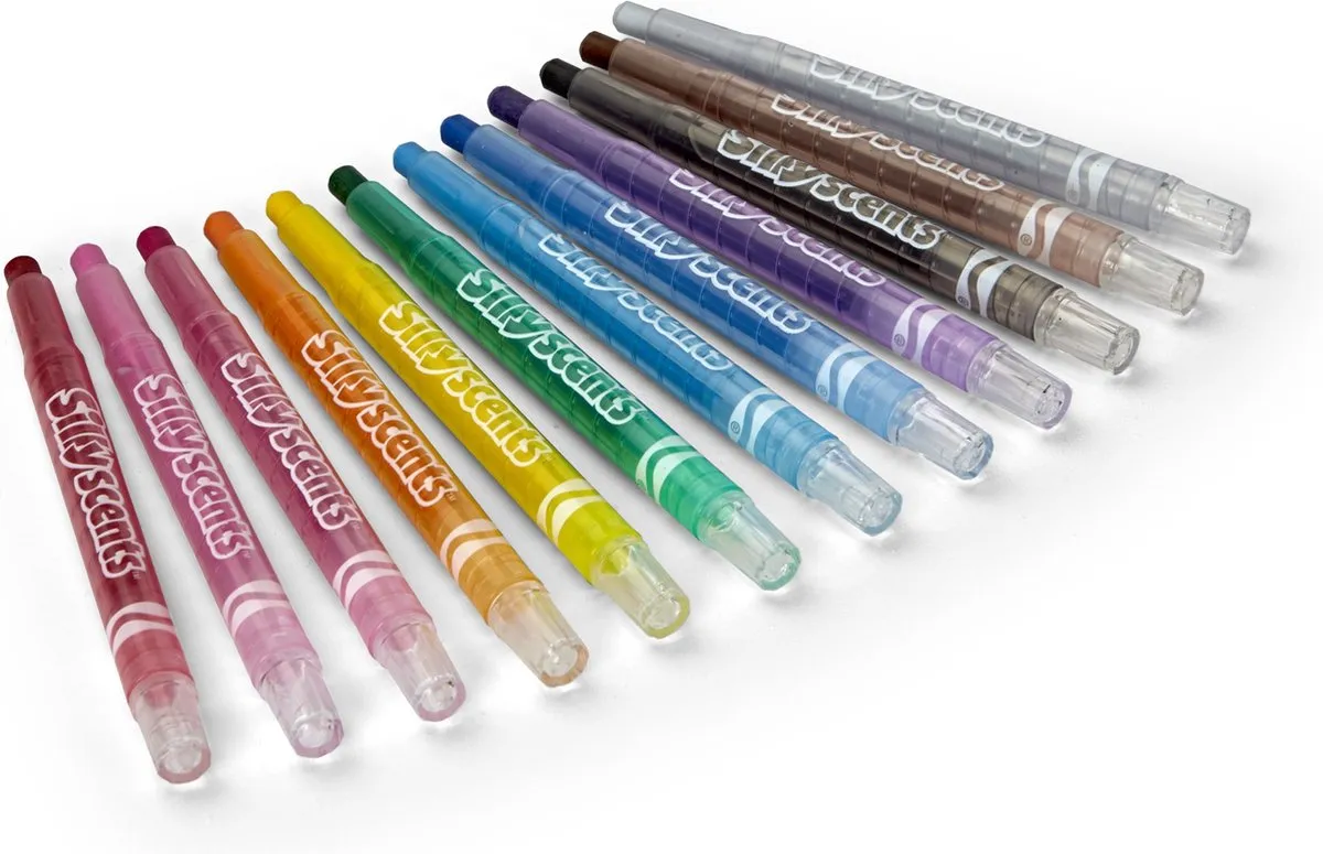 Crayola Silly Scents Geurdraaiwaskrijtjes 12 Stuks