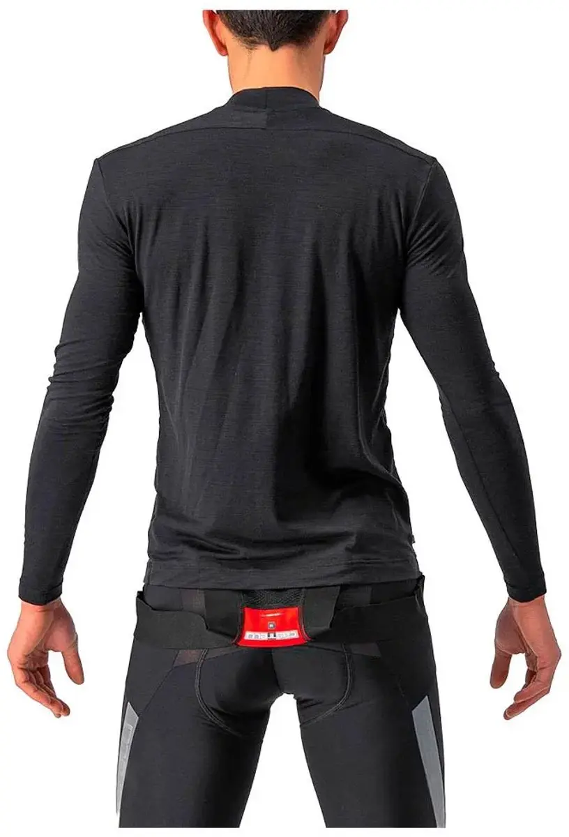 Castelli Bandito Wool Lange Mouwen Basislaag L - Zwart