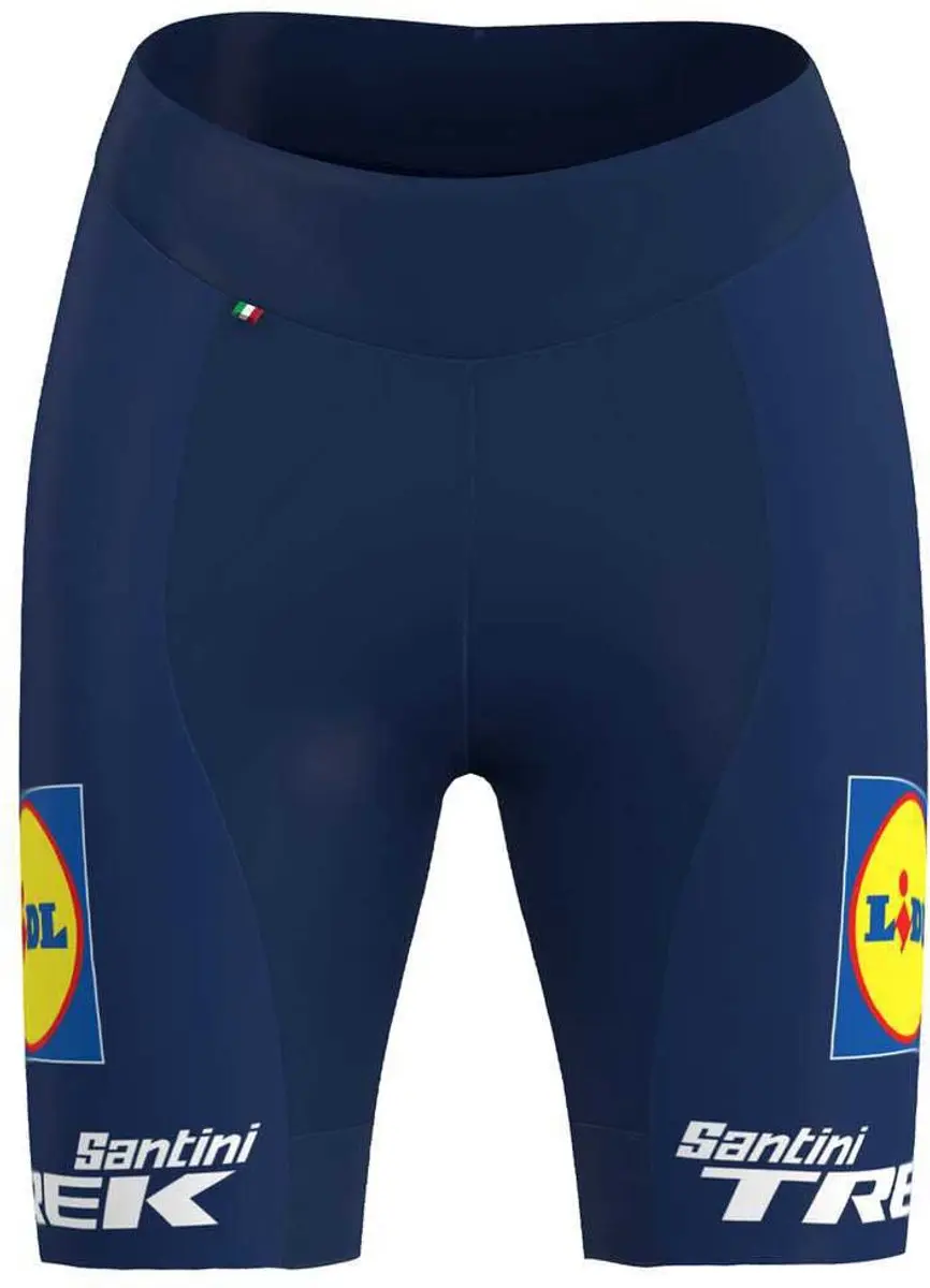 Santini Lidl Trek Korte Broek Blauw 2XL Vrouw