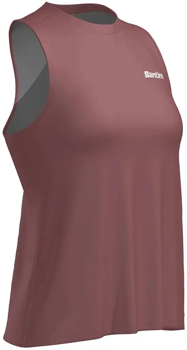 Santini Stream Mouwloze Triatlontrui - L - Roze