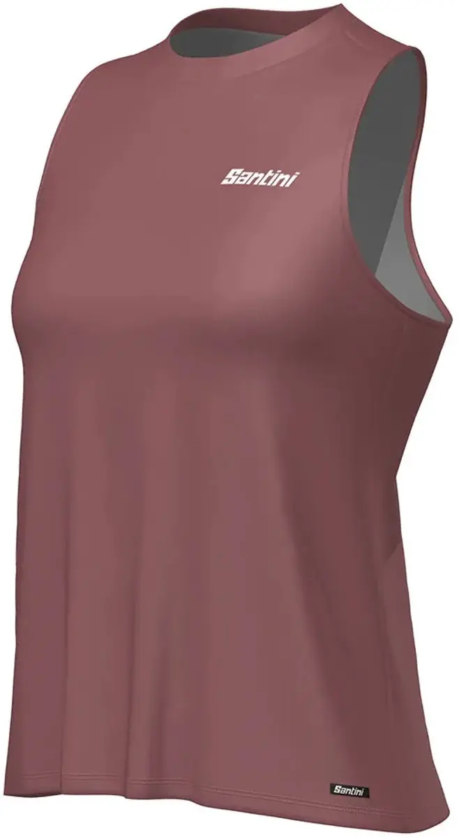 Santini Stream Mouwloze Triatlontrui - L - Roze