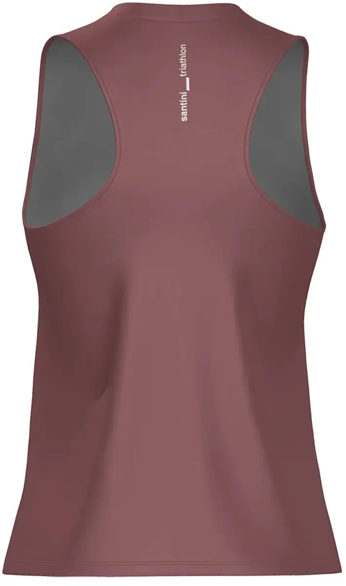 Santini Stream Mouwloze Triatlontrui - L - Roze