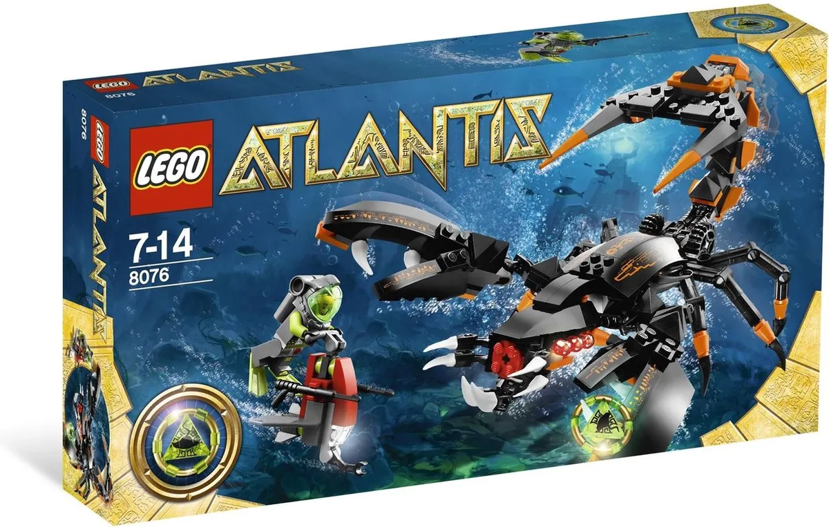 LEGO Atlantis Diepzeestekel 8076