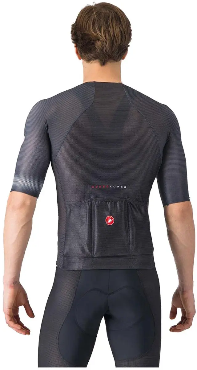 Castelli Climber's A/C Korte Mouw Wielertrui 2XL - Zwart