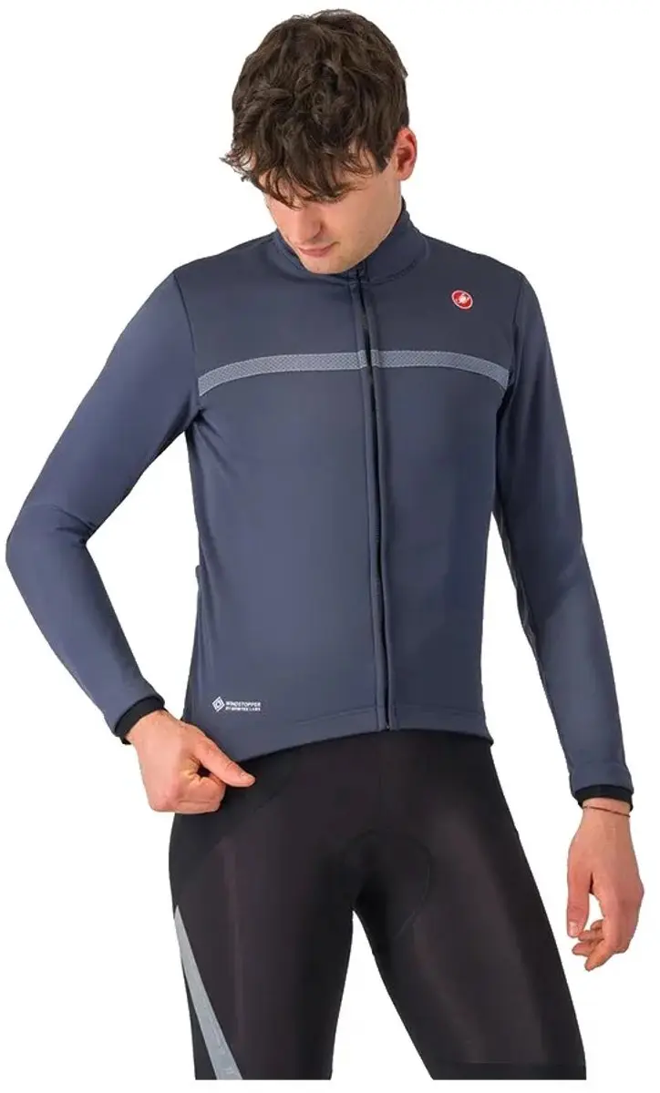 Castelli Estremo 2 Gore-tex Infinium™ Windstopper® Jas Blauw XL Man