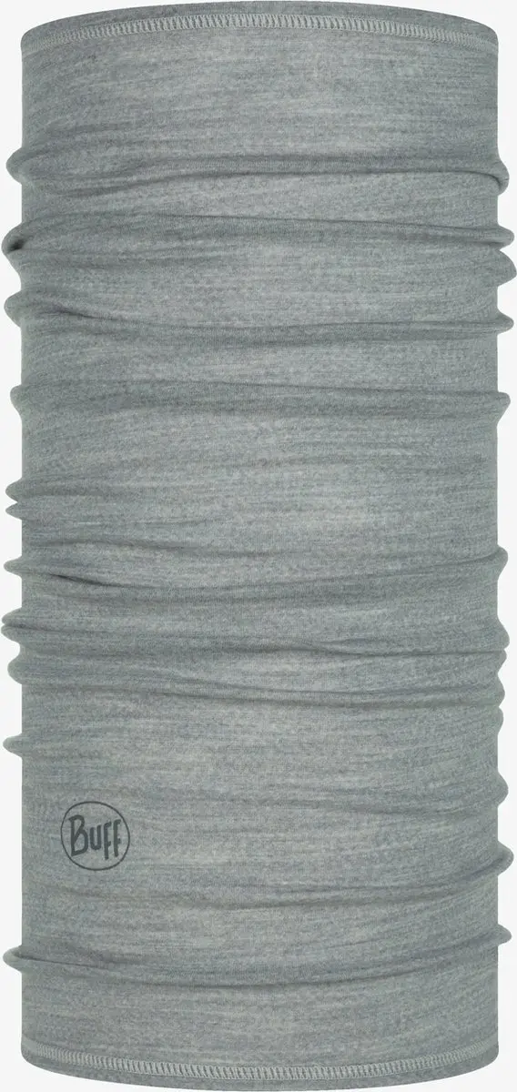Buff Merino Lightweight SOLID LIGHT GREY Nekwarmer