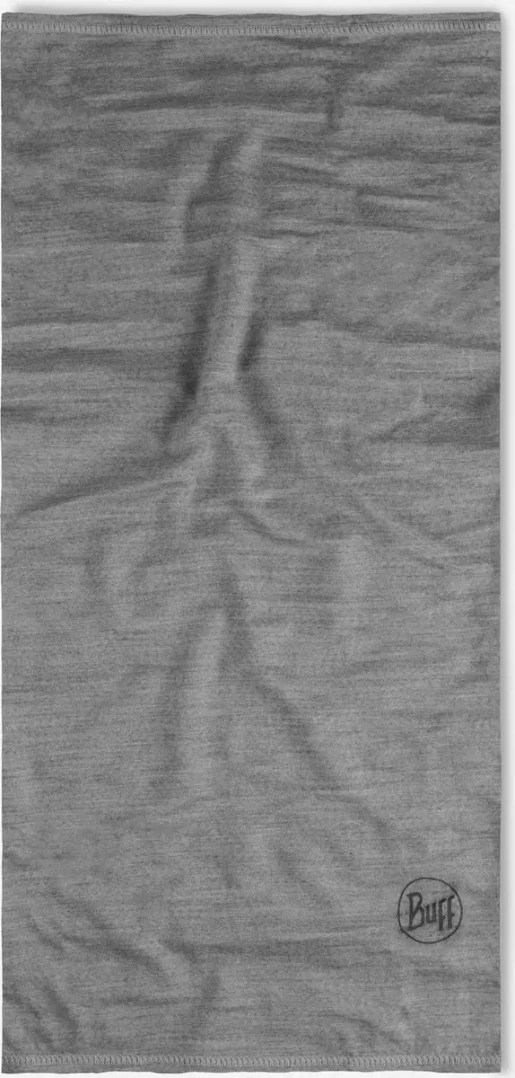 Buff Merino Lightweight SOLID LIGHT GREY Nekwarmer - Grijs