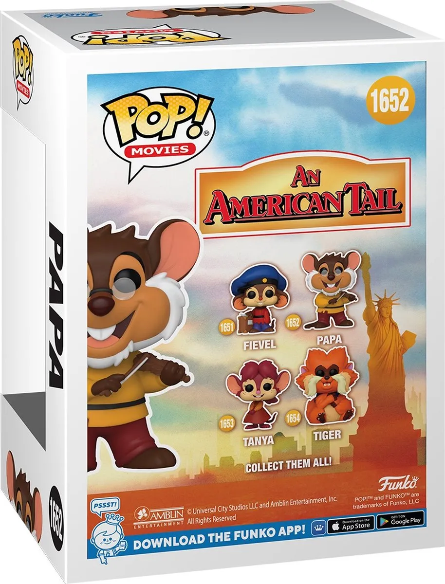 Funko Pop! Movies An American Tail Papa #1652 - 81220