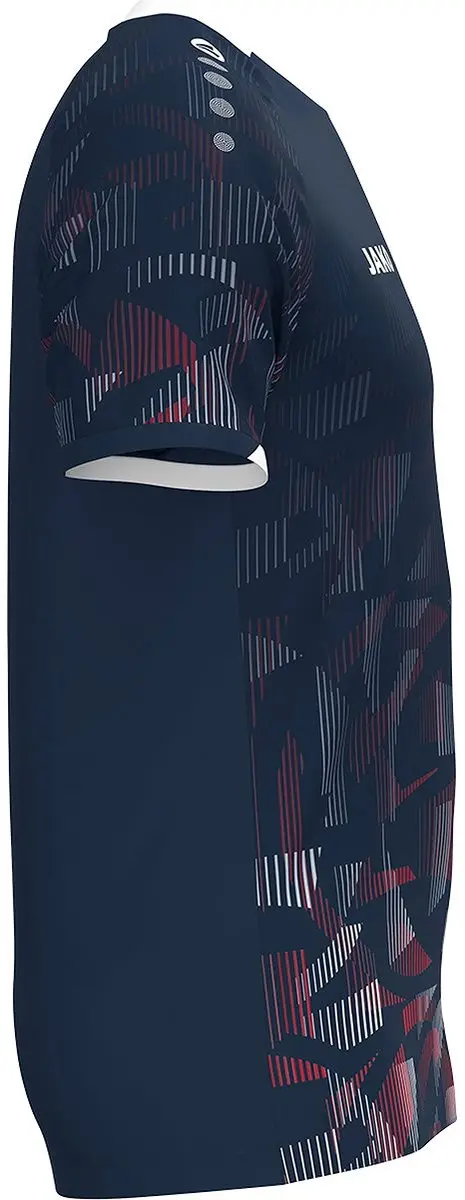 Jako Sonic Shirt Korte Mouw Heren XL - Marine/Rood/Wit