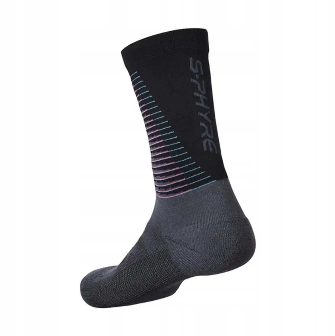 Shimano S-Phyre Merino Fietssokken 45-48 - Grijs/Roze - afbeelding 3 van 3