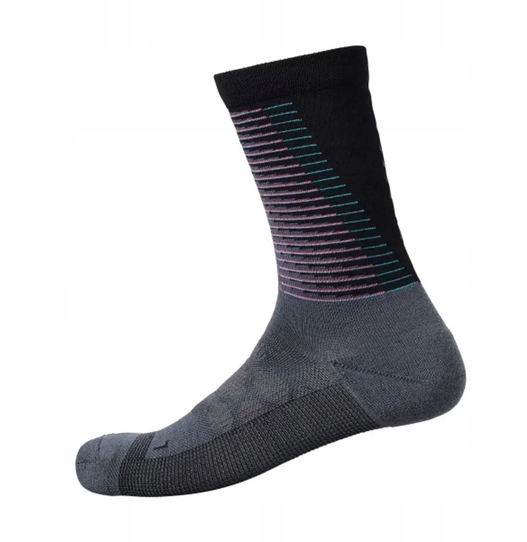 Shimano S-Phyre Merino Fietssokken Grijs/Roze Maat 45-48