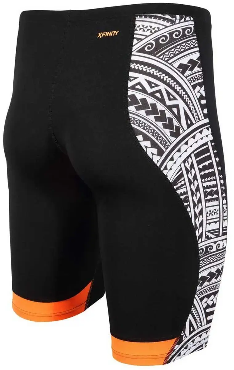 Zone3 Kona Speed Jammer Zwembroek - Zwart/Wit - afbeelding 3 van 6
