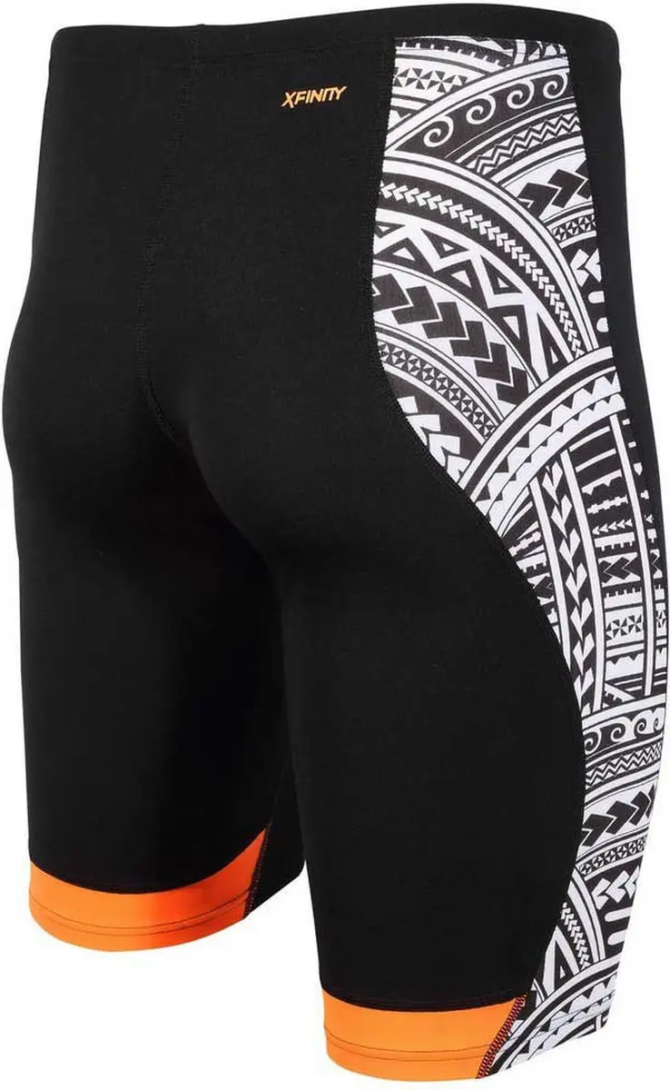 Zone3 Kona Speed Jammer Zwembroek - Zwart/Wit - afbeelding 2 van 6