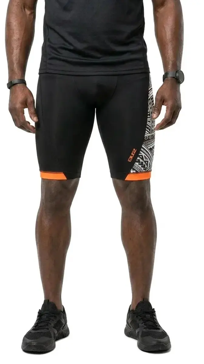 Zone3 Kona Speed Jammer Zwembroek - Zwart/Wit - afbeelding 6 van 6