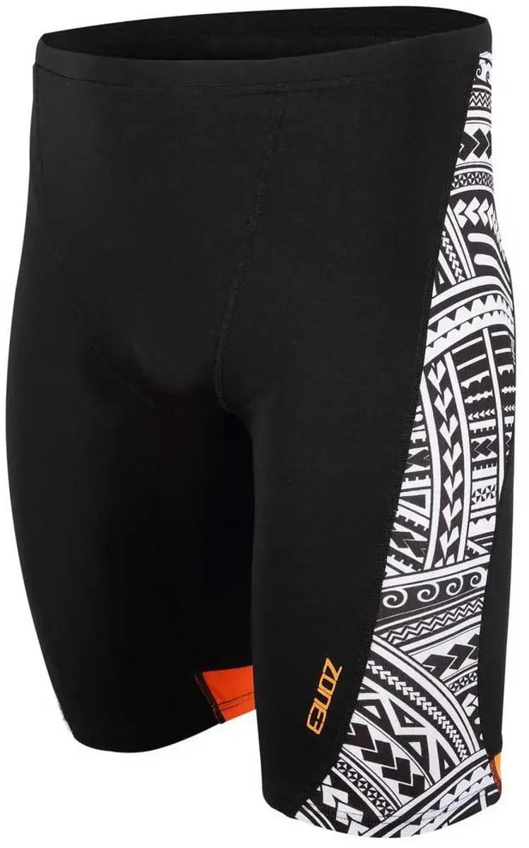 Zone3 Kona Speed Jammer Zwembroek - Zwart/Wit - afbeelding 5 van 6