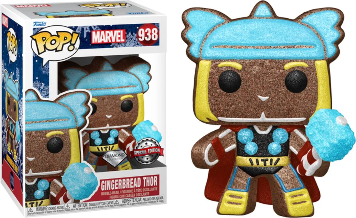 Funko Pop! Marvel Gingerbread Thor #938 Exclusief