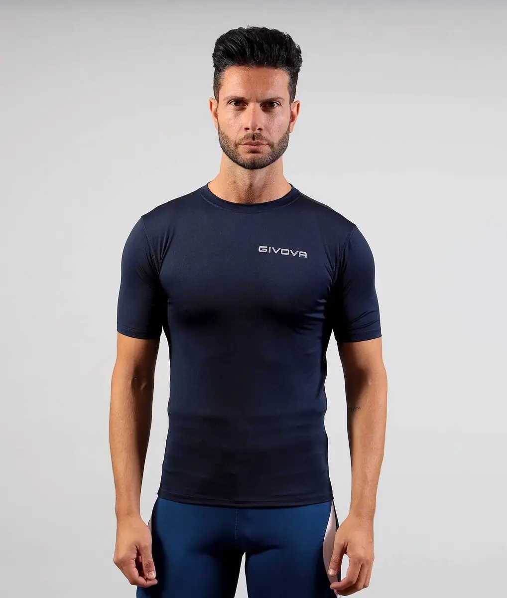 Givova Corpus 2 Heren T-shirt - XL - Blauw