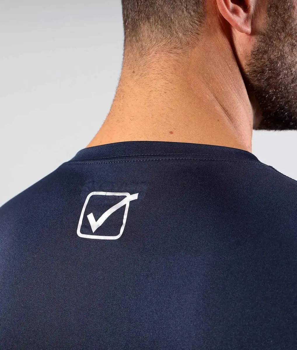 Givova Corpus 2 Heren T-shirt - XL - Blauw