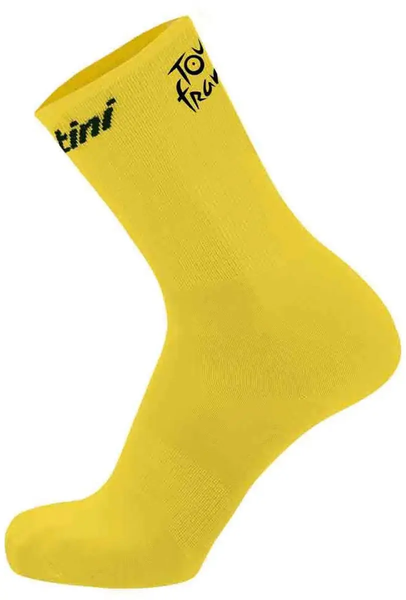Santini Tour De France Official Overall Leader Sokken Geel