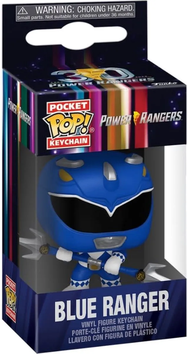 Funko Pocket Pop! Mighty Morphin Power Rangers 30th Anniversary - Blue Ranger - Veelkleurig