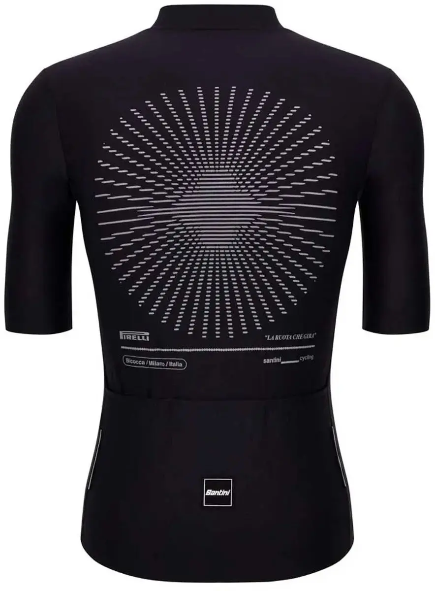 Santini Pirelli Wielertrui M - Zwart