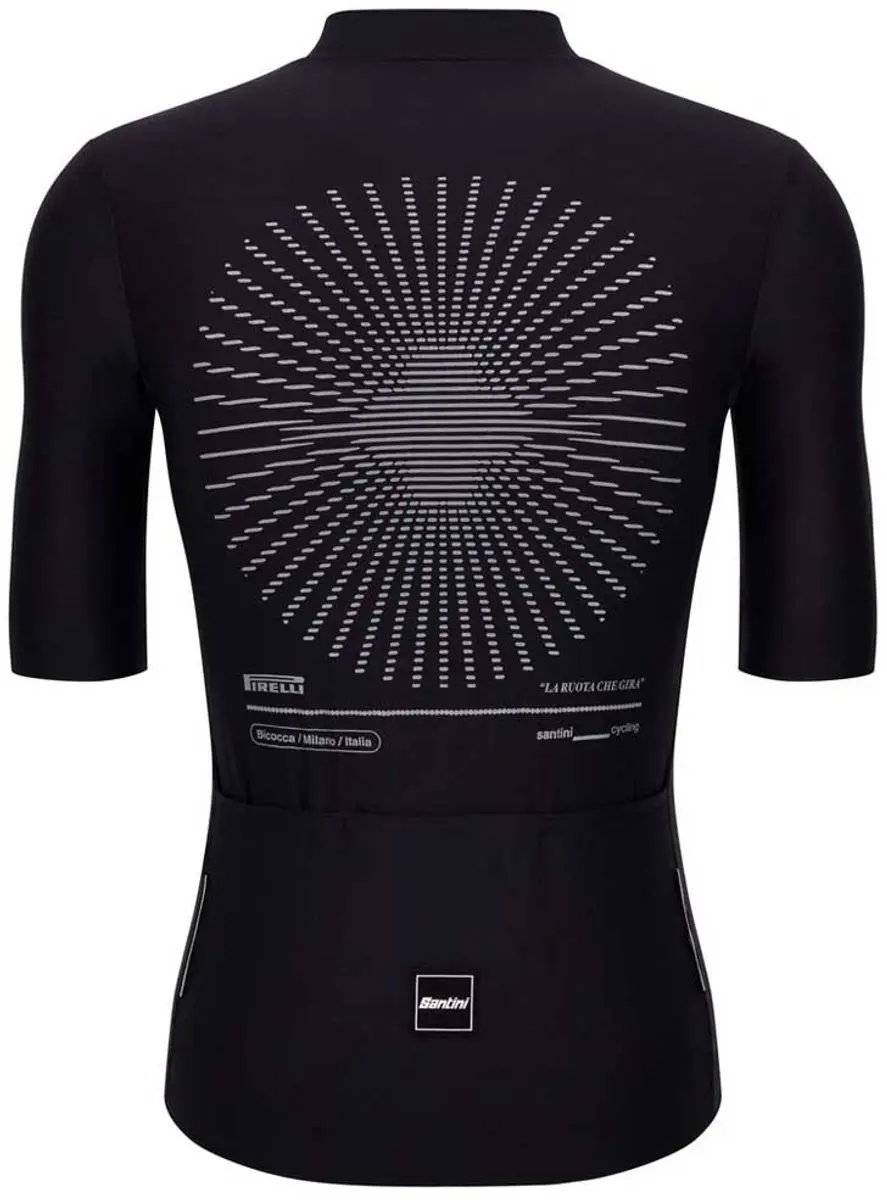Santini Pirelli Wielertrui M - Zwart