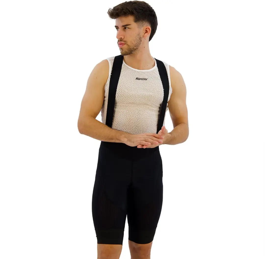 Santini Super Lite Fietsbroek Zwart M Man